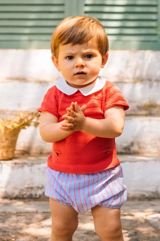 Niño camiseta roja, ranita bebé al por mayor