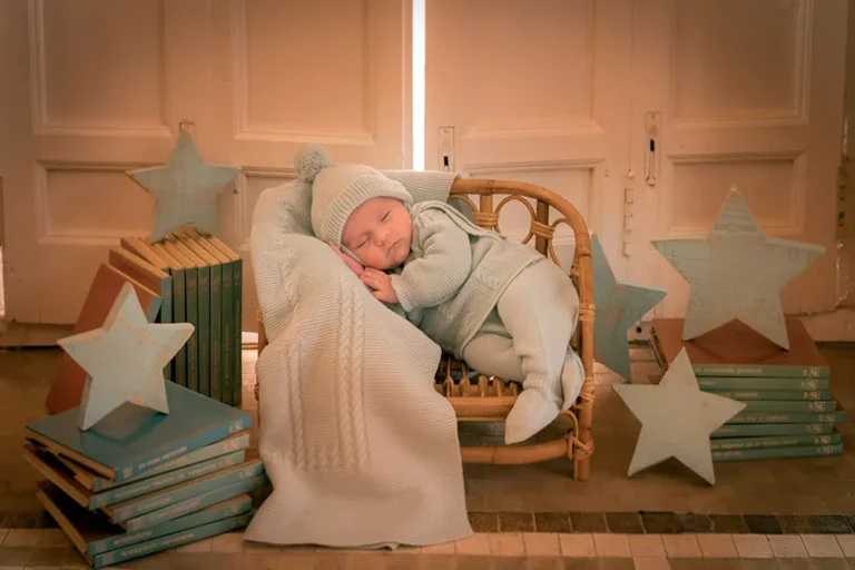 Conjunto de bebe, polaina en mac ilusión